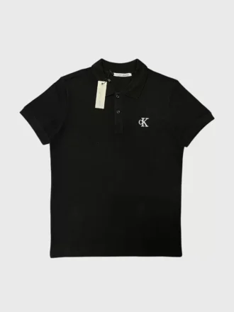 Calvin K. Monologo Polo T-shirt – Siyah