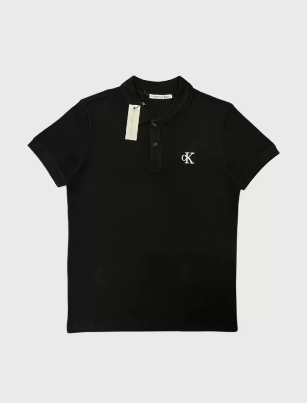 Calvin K. Monologo Polo T-shirt – Siyah