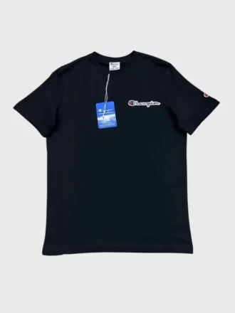 CHMPN İşleme Logo T-shirt – Siyah