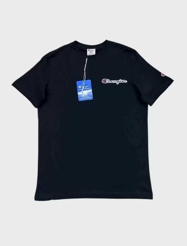 CHMPN İşleme Logo T-shirt – Siyah