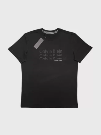 CK Half Letter T-shirt - Siyah