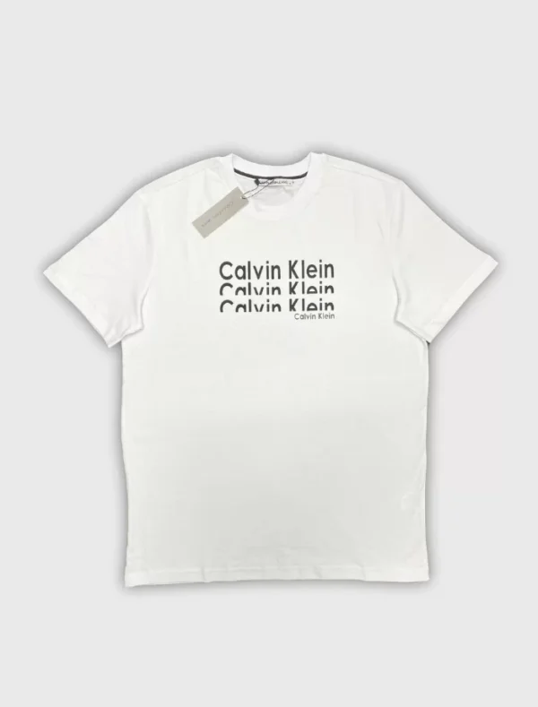 CK Half Letter T-shirt - Beyaz
