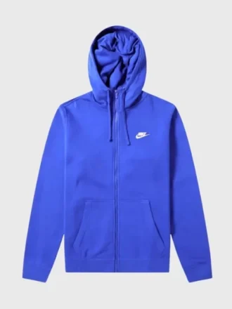 Club Fleece Full-zip Hoodie – İndigo