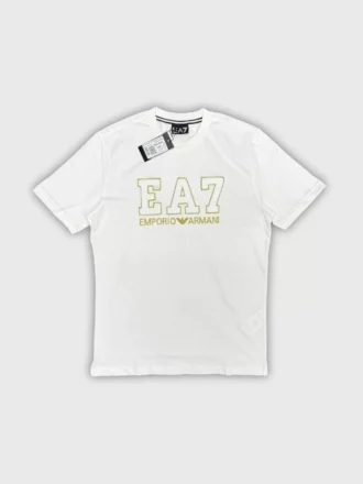 EA7 Golden Socket T-shirt - Beyaz