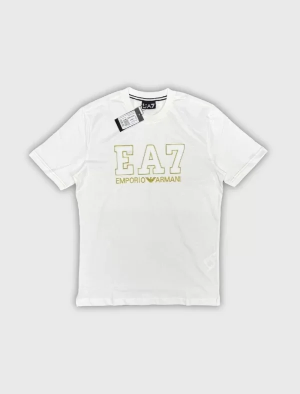 EA7 Golden Socket T-shirt - Beyaz
