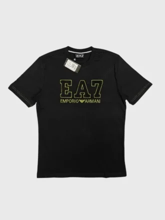 EA7 Golden Socket T-shirt - Siyah