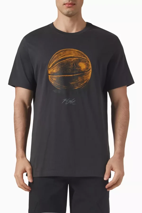 JRDN Flight Ball T-shirt - Siyah