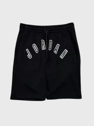 JRDN Front Printed Şort – Siyah