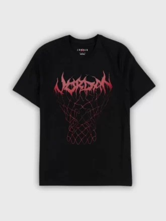 JRDN Mesh Graphic T-shirt - Siyah