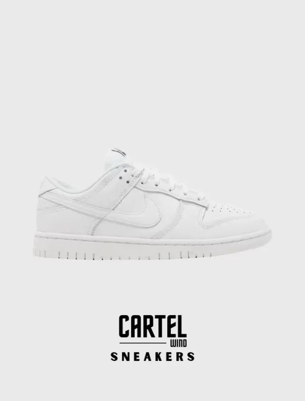 N Dunk Low Sneaker – Triple White