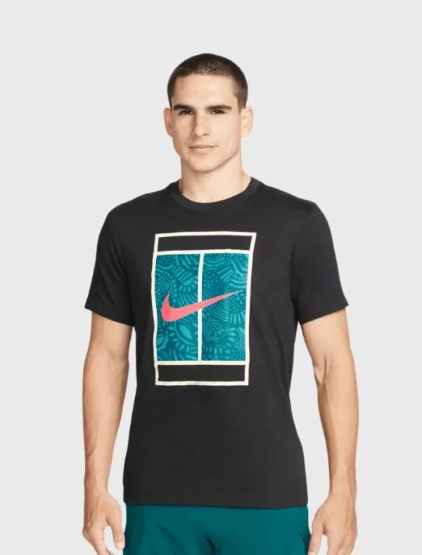NSW Court Tennis T-shirt - Siyah