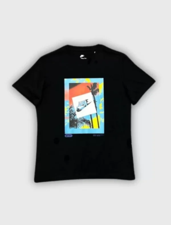 NSW Heatwave Palm Graphic T-shirt – Siyah