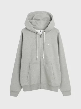 NSW Solo Swoosh Full-zip Hoodie – Gri
