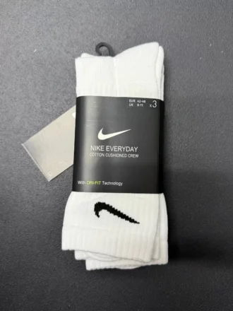 NSW Tennis DriFit 3'lü Çorap - Beyaz