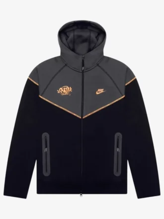 SYNA x Tech Fleece Full-Zip Hoodie – Siyah