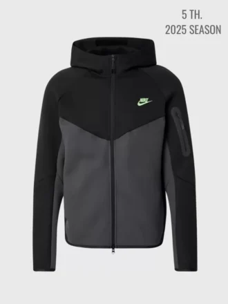 Tech Fleece 5th GEN Full-Zip Hoodie – Siyah/Yeşil