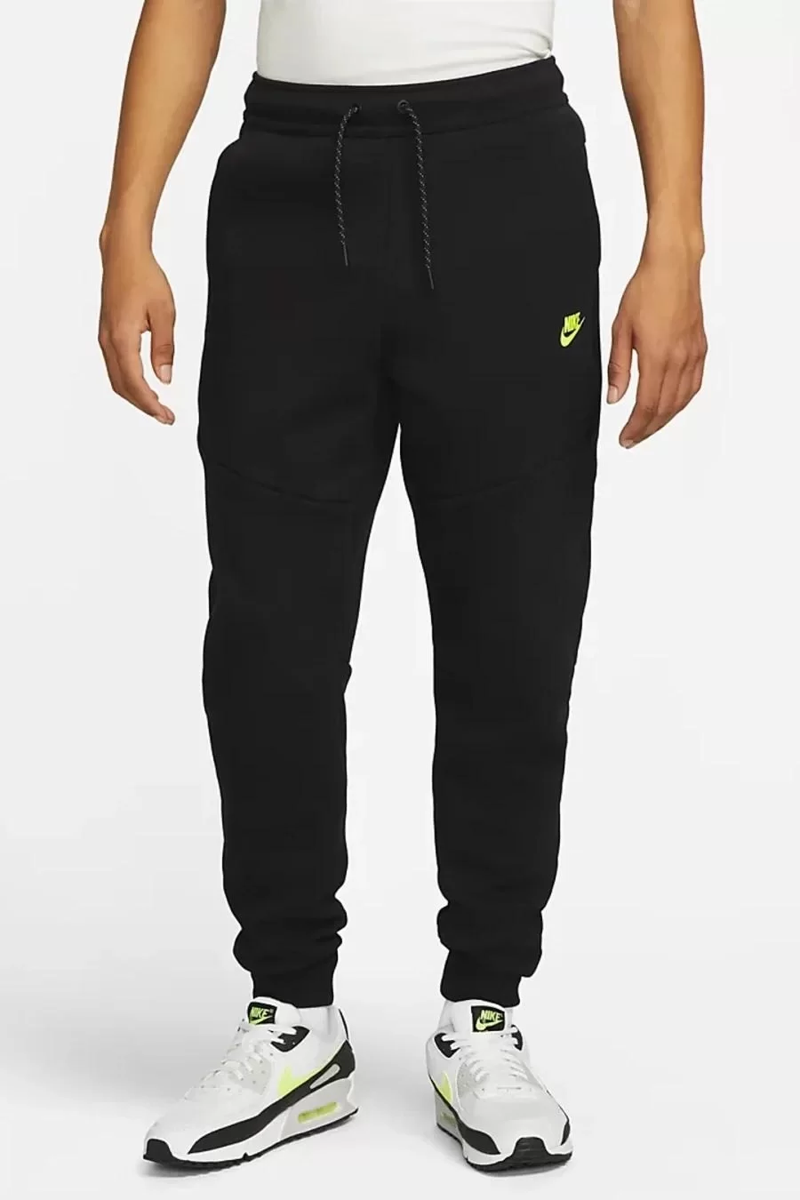 Tech Fleece Jogger – Siyah/Yeşil - Görsel 3