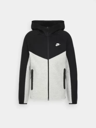 Tech Fleece Windrunner (Yeni) Full-Zip Hoodie – Siyah/Gri