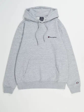CHMPN Basic Logo Hoodie - Gri