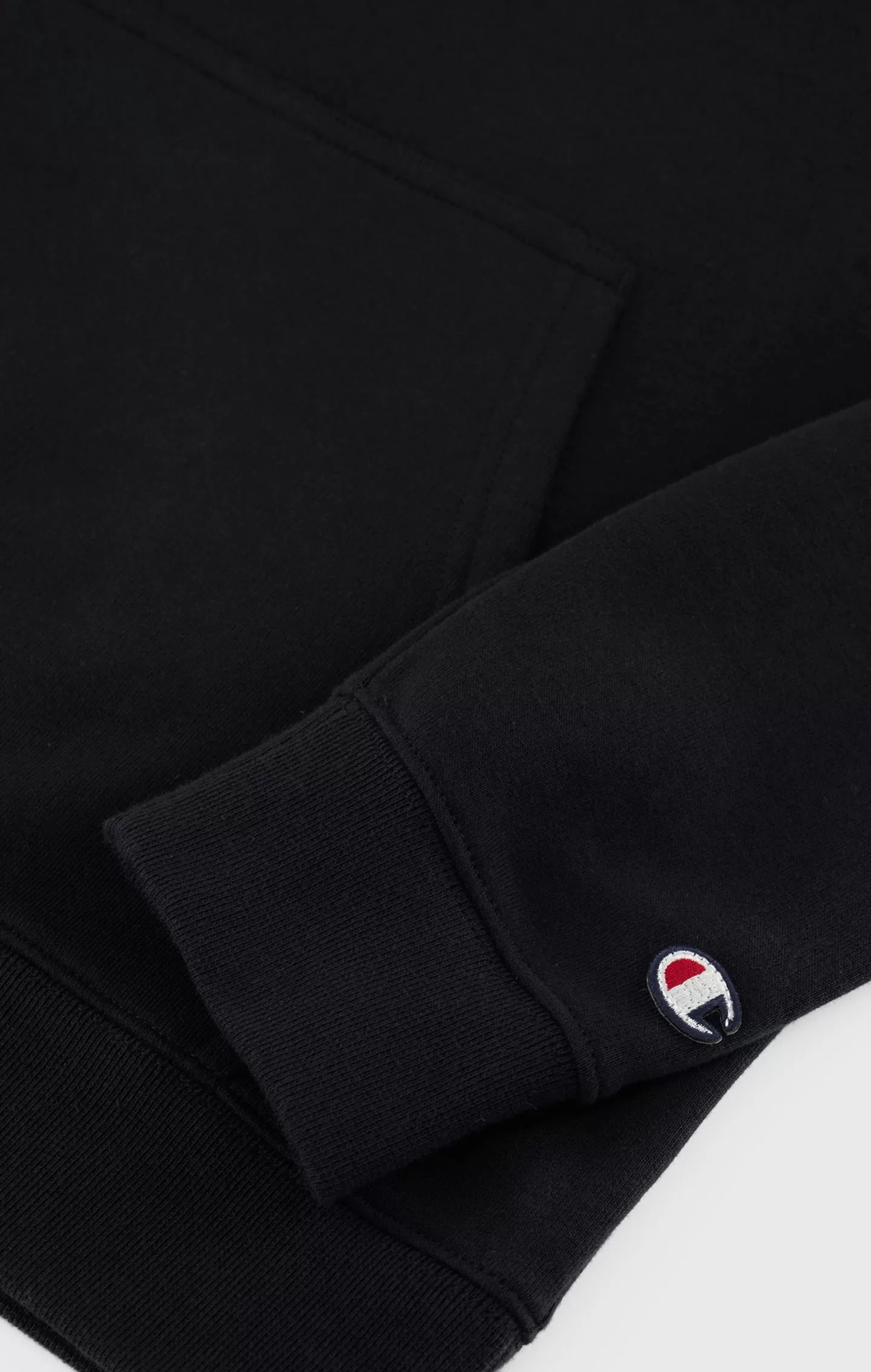 CHMPN Basic Logo Hoodie - Siyah - Görsel 5