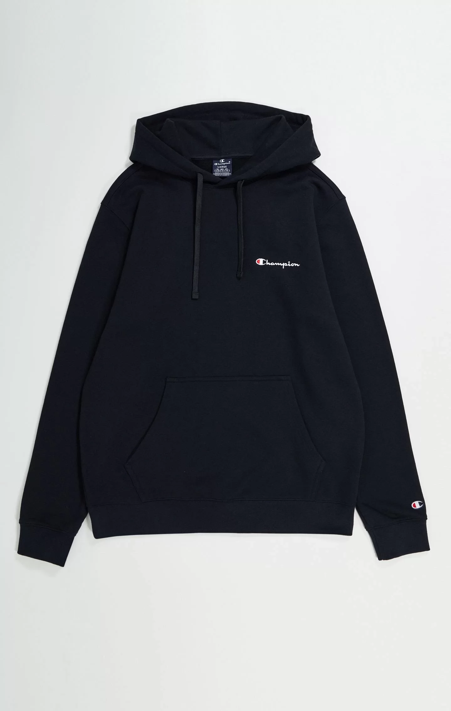 CHMPN Basic Logo Hoodie - Siyah