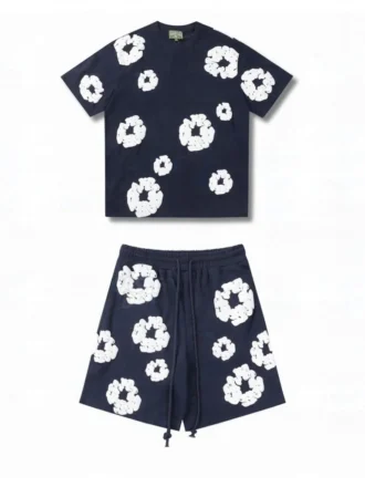 Denim Tears T-shirt & Şort Takımı - Lacivert