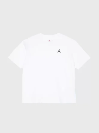 JRDN Basic İşleme Logo T-shirt - Beyaz