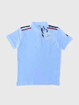 MNCLR Banded Polo T-shirt – Beyaz