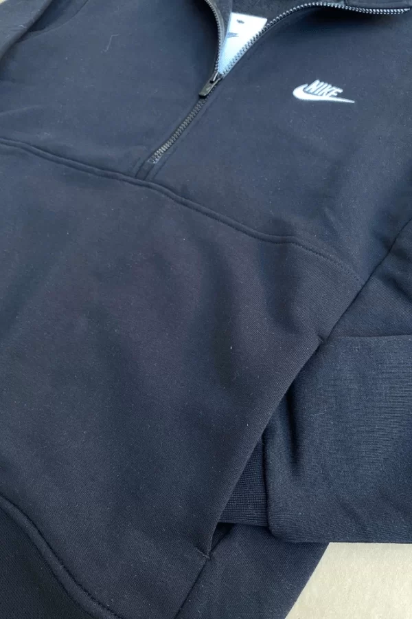 NSW Club Half-zip Sweatshirt – Siyah - Görsel 4