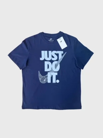 NSW Letter In Just Do It T-shirt - Lacivert