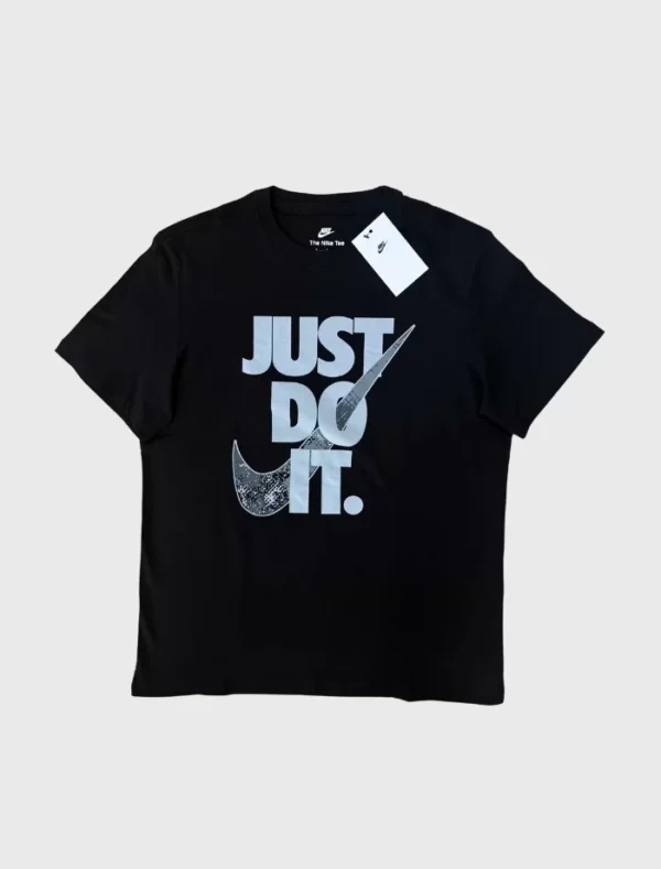 NSW Letter In Just Do It T-shirt - Siyah