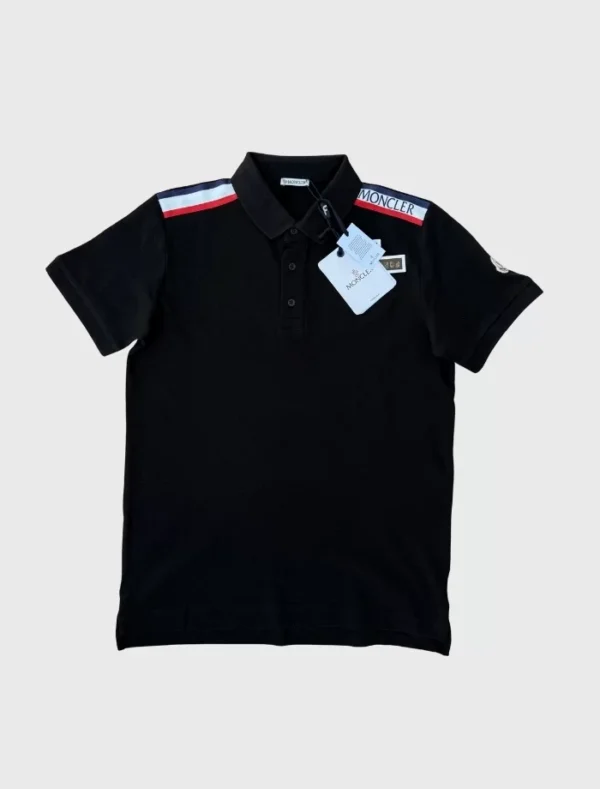 MNCLR Banded Polo T-shirt – Siyah