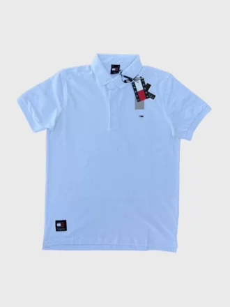 TOMMY H. Frame Polo T-shirt – Beyaz
