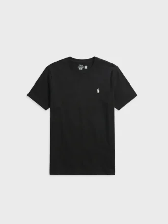 Ralph L. Basic İşleme Logo T-shirt - Siyah