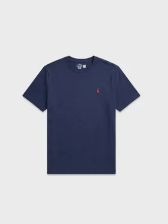 Ralph L. Basic İşleme Logo T-shirt - Lacivert