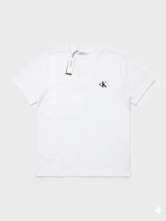 CK Subliner Logo T-shirt - Beyaz
