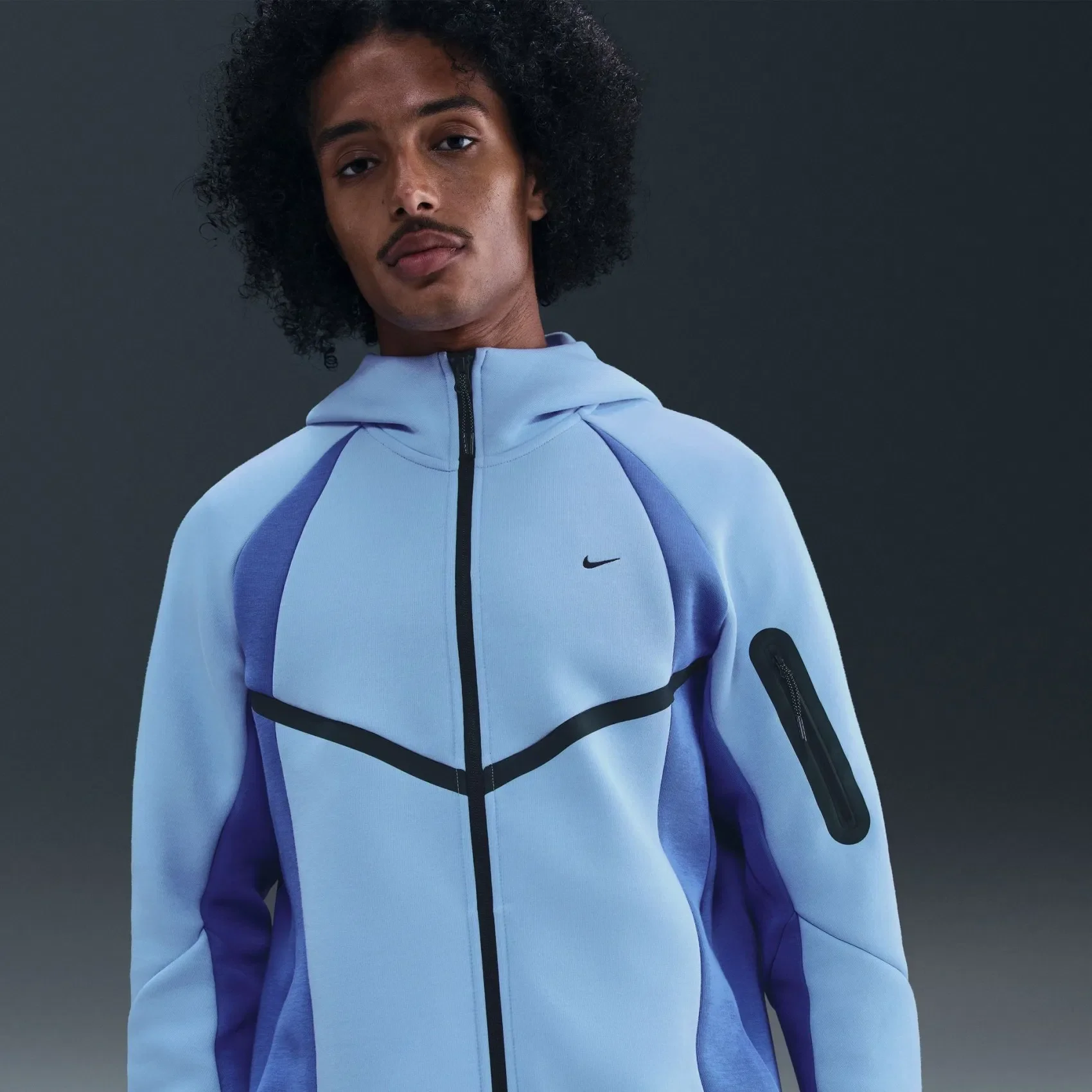 Tech Fleece 2026 Premium Pro FZ Tracksuit Eşofman Takımı - Blue - Görsel 3