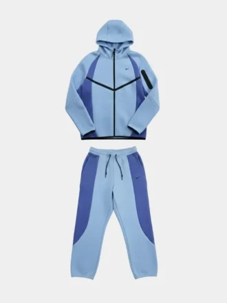 Tech Fleece 2026 Premium Pro FZ Tracksuit Eşofman Takımı - Blue